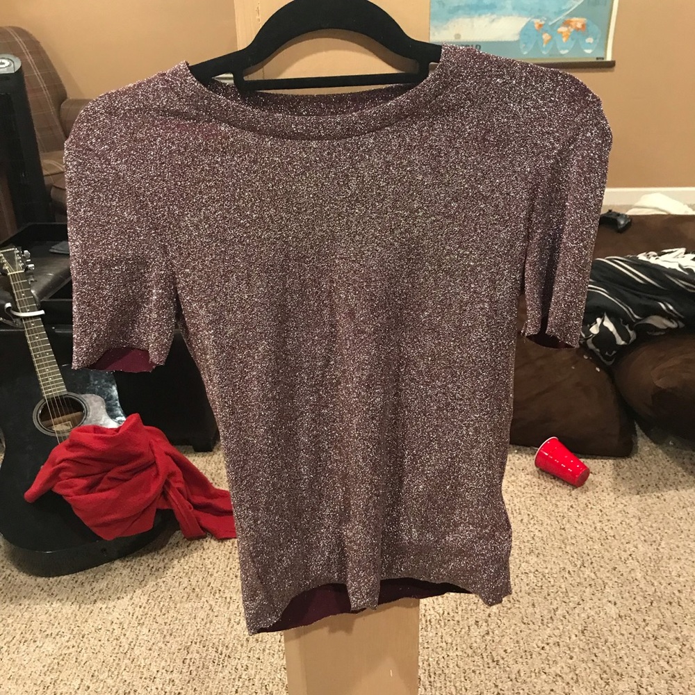 Forever 21 Contemporary Sparkled Top